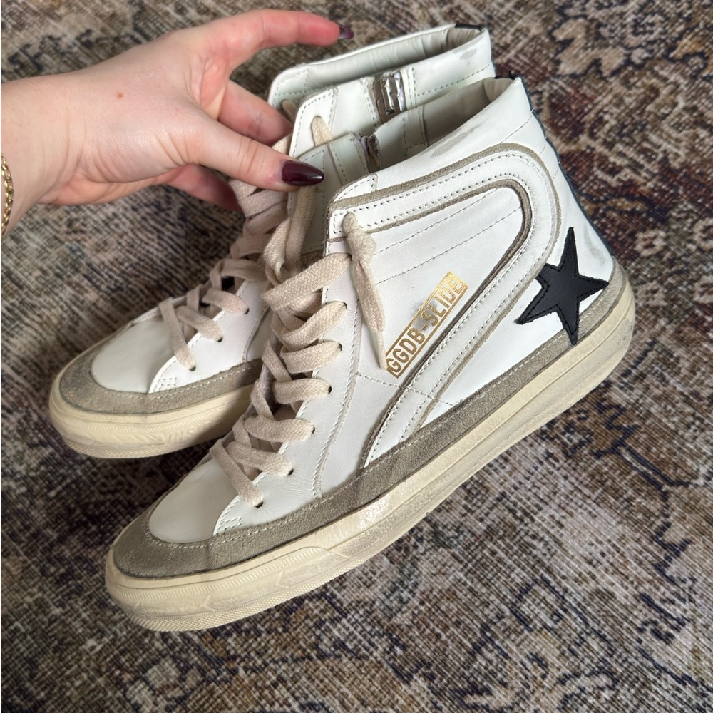 Golden Goose Slide High Top Sneakers - Picture 6 of 7